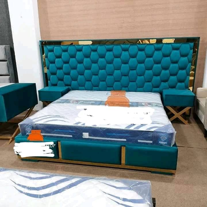 bed,double bed,king size bed,poshish bed/bed for sale,furniture 16