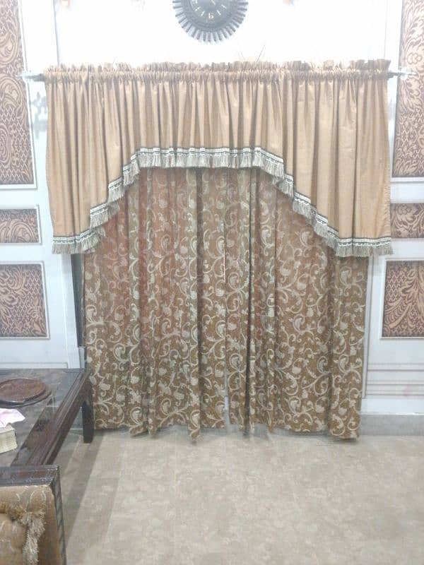 7 seater sofa set with curtain available for sale 7