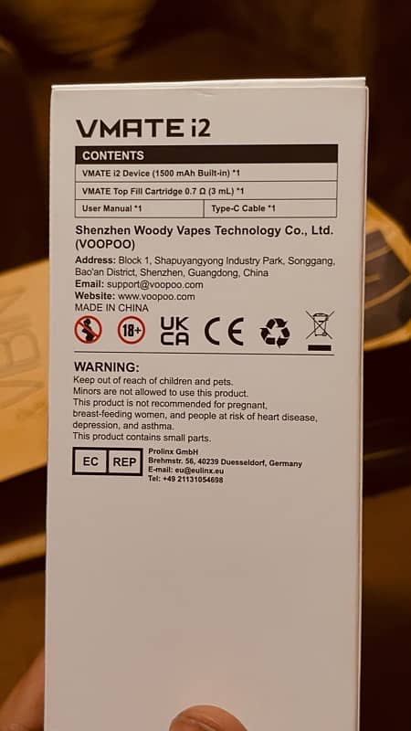 VMATE i2 1500mAh Vap 2