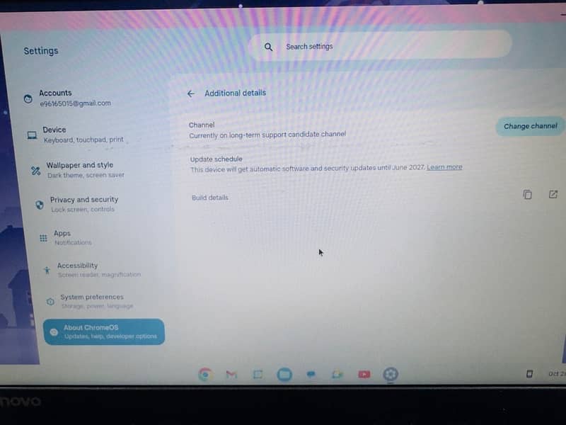 Lenovo chromebook 100e 4GB ram 32Gb storage, Update till 2027 3