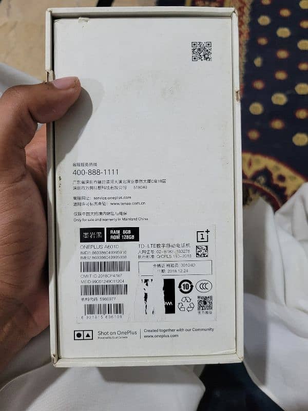 Oneplus 6t 8 128 Offical approved 3