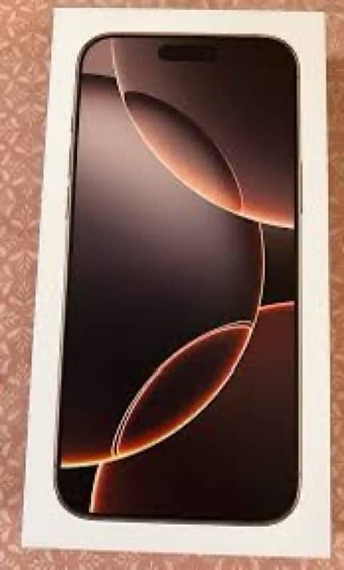 IPHONE 16 PROMAX 256 DESERT COLOR 0