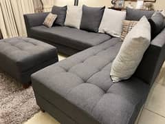 5 seater L shaped sofa