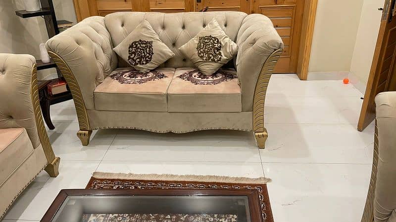 6 Seater sofa set pure wood 6