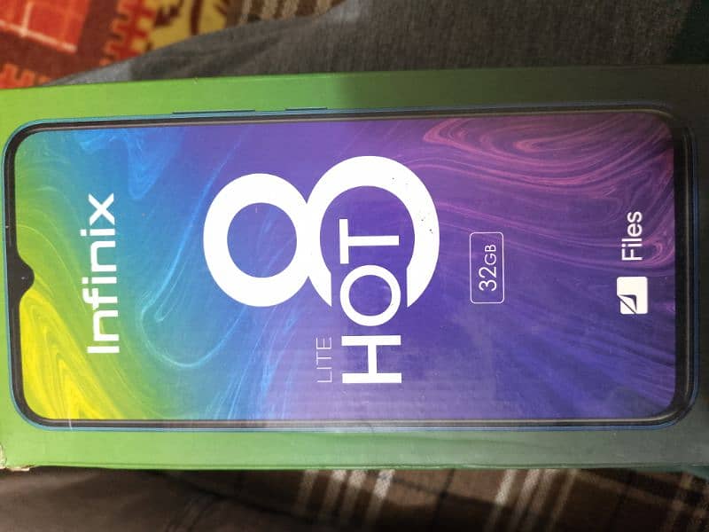 Infinix hot 8 2/32 with box for sale 6