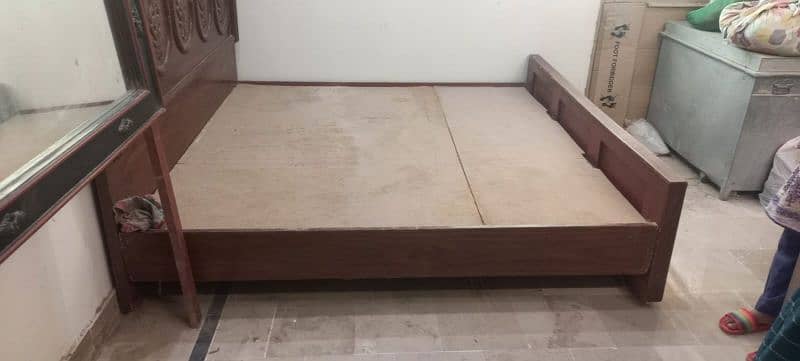 Wooden Bed. 4