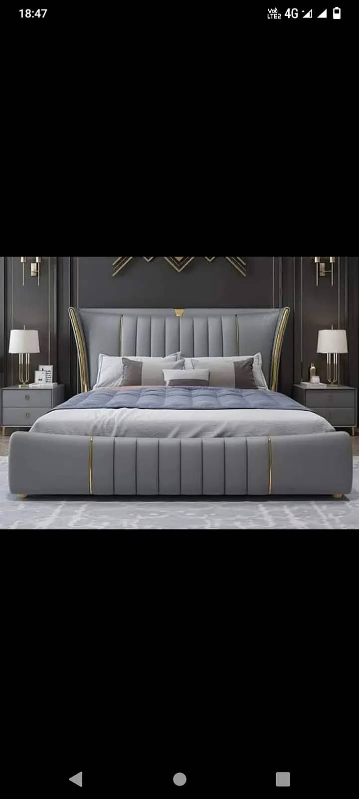 bed,double bed,king size bed,poshish bed/bed for sale,furniture bed 9