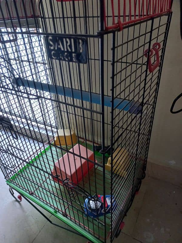 birds cage/metal cage/grey parrot cage/birds accessories/iron cage 2