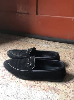 JET BLACK VELVET PAIR OF SHOES(ENGLISH SHOES)