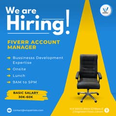 Fiverr Account Manager & Sales Executive