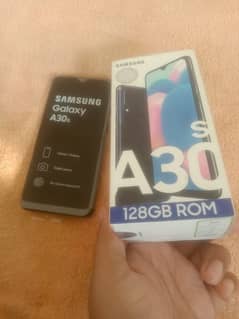 Samsung A30S 4gb ram 128gb memory full packing screen finger