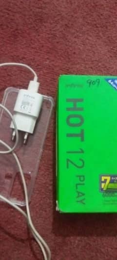 Infinix hot 12 play only touch change condition 10/10 full box 0