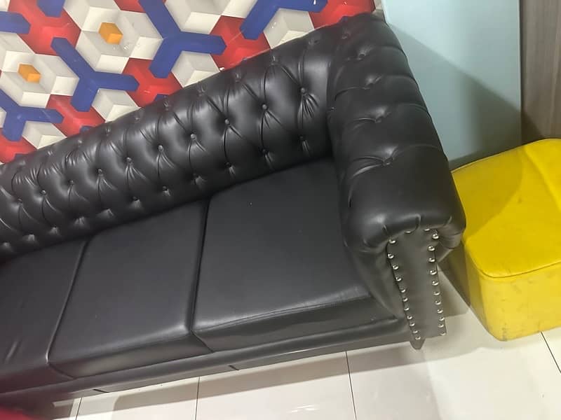 5 seater Leather Sofa for sale 1