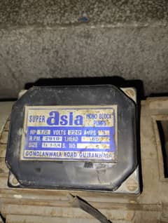 used super Asia mono block water pump 1_2 ph