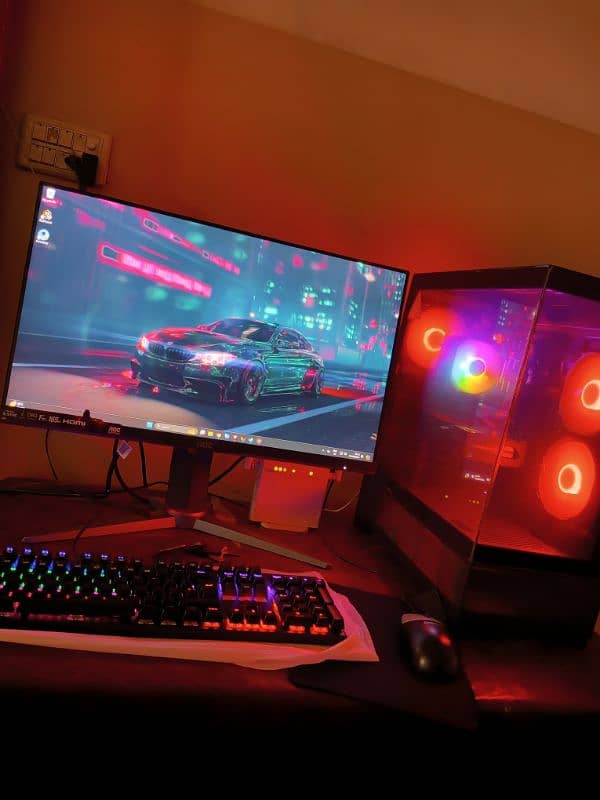 Ryzen 5 5600 Gaming PC | RX 7600 | 16GB RAM | AOC 165Hz Monitor 0