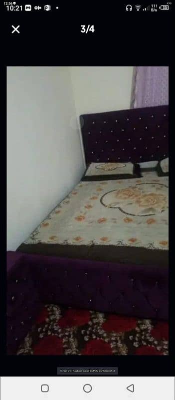 double bed with 2 side tables 4