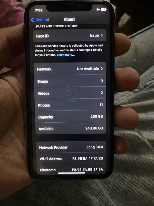 iPhone x non pta 256gb read add 1