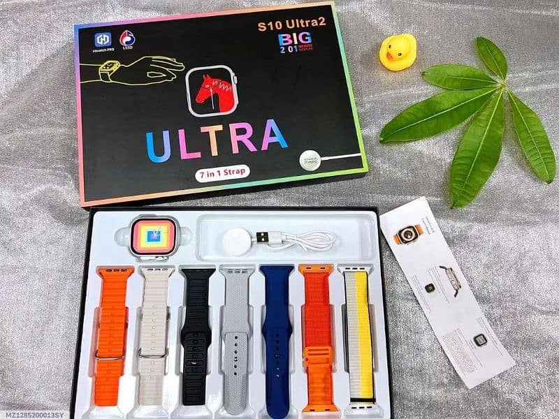 S10 ultra 2 watch with 7 straps smart watch with trending straps 0