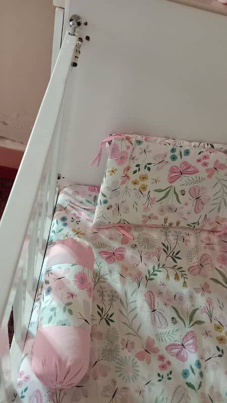 Baby Cot with Two Draws ( Deco Paint ) 2