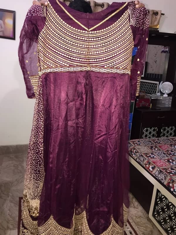 large size mahroon fancy maxi for sale 3