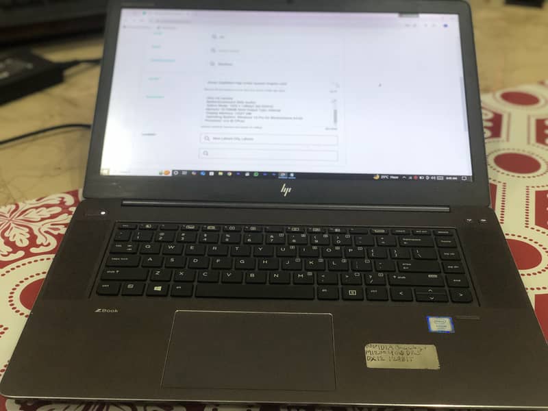 Zbook 32gbRam+4gb nvidia Quardo Graphic card i7 8th Gen 5