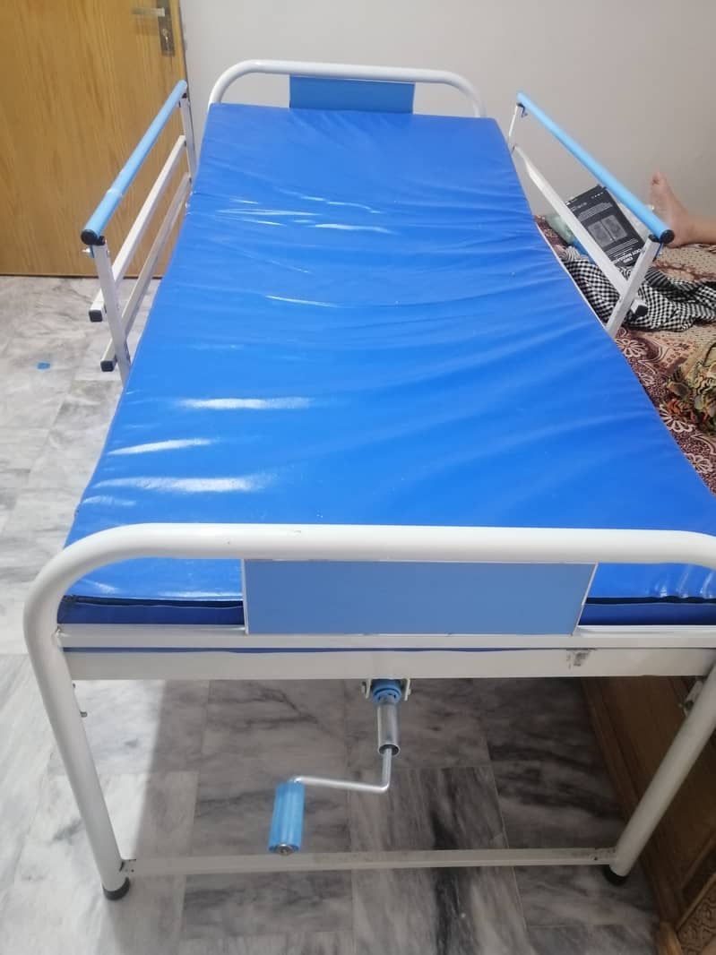 Patient bed with mattress 1