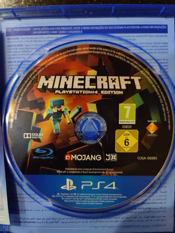 Minecraft Ps4 and Ps5 edition 1