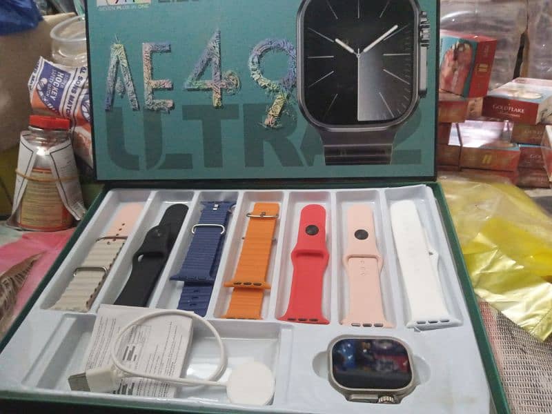 win max AE4.9 ultra watch with7 different belts 2