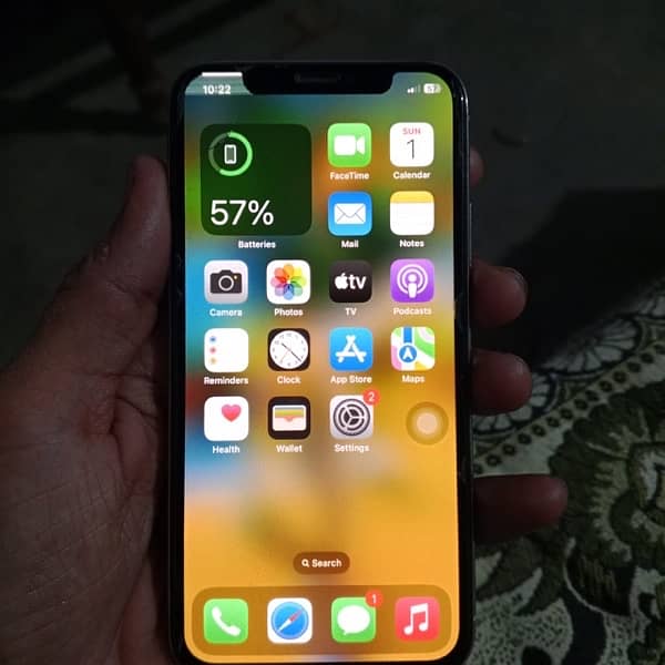 i phone x pta approved 64 gb box sath 1