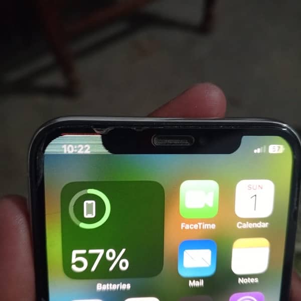 i phone x pta approved 64 gb box sath 4