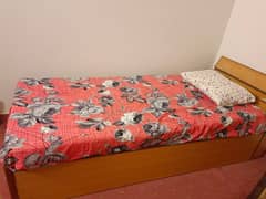 Wooden Single Bed 0