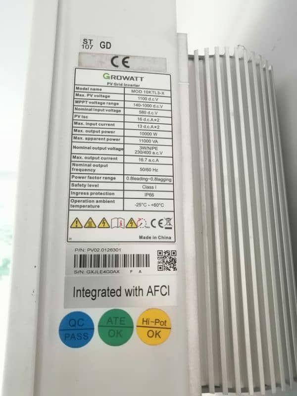 Growatt 10kw Local warranty 1