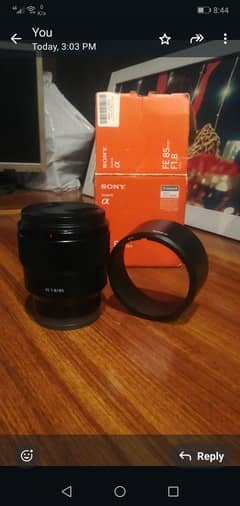 85mm 1.8 fresh pice 3 4 time use for sale