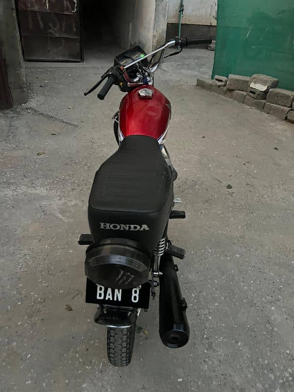 Honda CG 125 2020 model golden number for sale 13