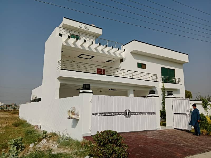 1 Kanal Brand New Double Story House For sale in Chinar Bagh Raiwind Road Lahore Shaheen Block 1