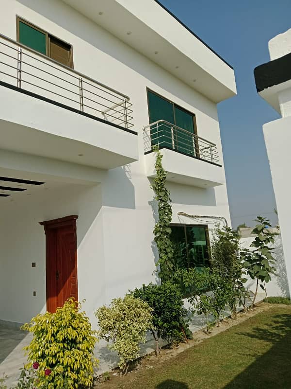 1 Kanal Brand New Double Story House For sale in Chinar Bagh Raiwind Road Lahore Shaheen Block 2