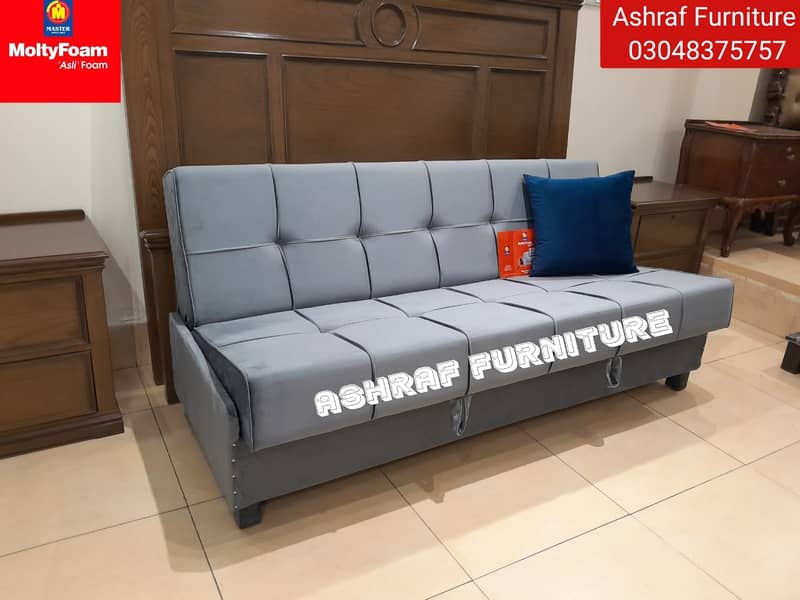 Double bed/Sofa cum bed/Double cumbed/Sofa/L Shape/Combed/Centre table 7