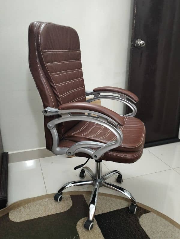 Brown Revolving Office/Home Chair for Sale 1