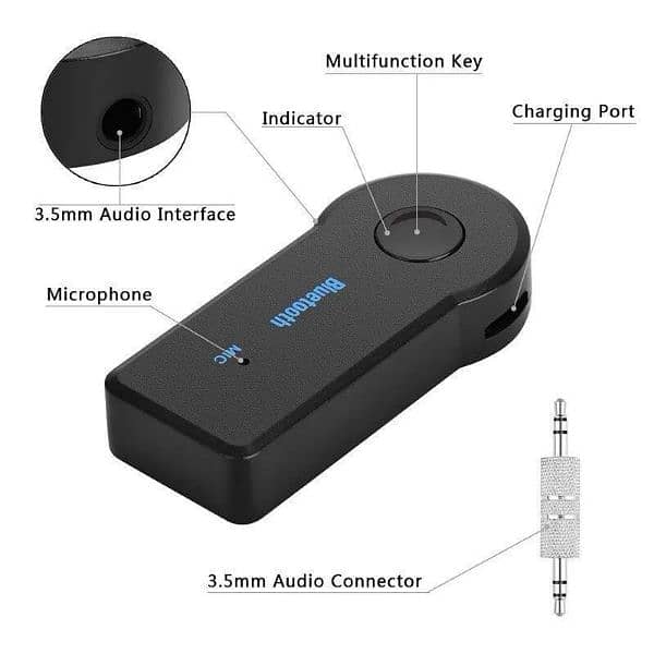 Multipurpose Wireless Car Charging Adaptor 3