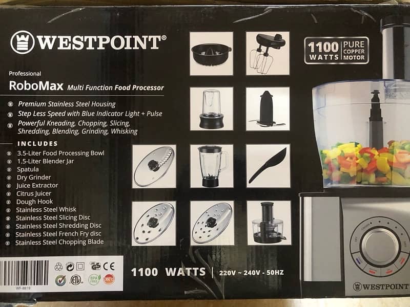 westpoint food factory 1100 watt 1