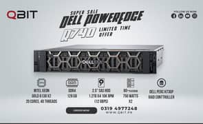 Dell PowerEdge R740 Server Dual Xeon Gold 6138 128GB DDR4 1.2TB SAS