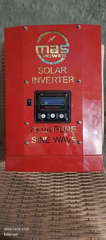 7kw solar inverter work Star 2 Solar panal 0