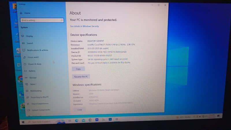 ASUS LAPTOP INTEL I7 7TH GENERATION 20 GB RAM 512 GB ROM 1