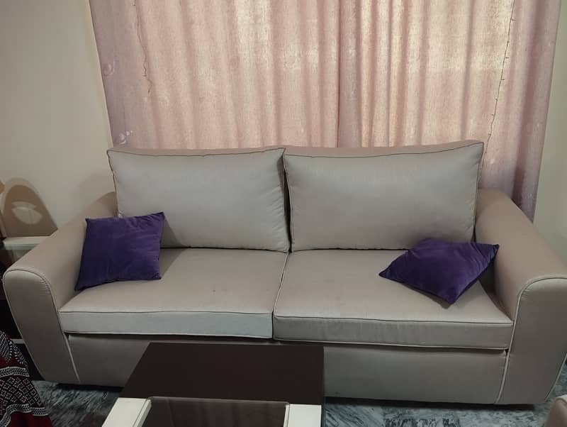 Sofa 5 Seater + Table Set 1