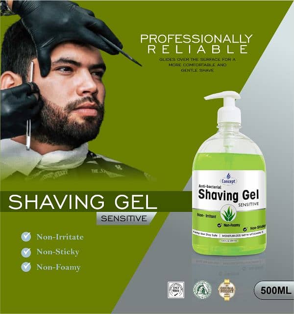 shaving-gel-antibacterial-aloevera-sensitive-skin-safe-men-product 2