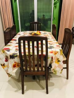 six seater dining table