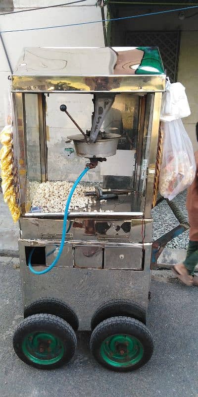 Pop corn Machine with Trolley 0