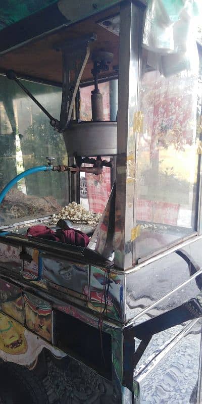 Pop corn Machine with Trolley 1