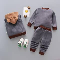 Children's clothing 2024 New Korean version three piece set for winter