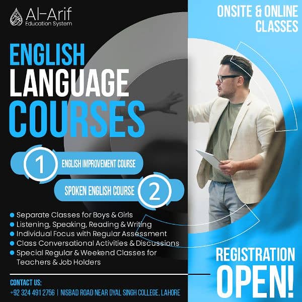 Online & Onsite English Language Courses for Students and Teachers 1